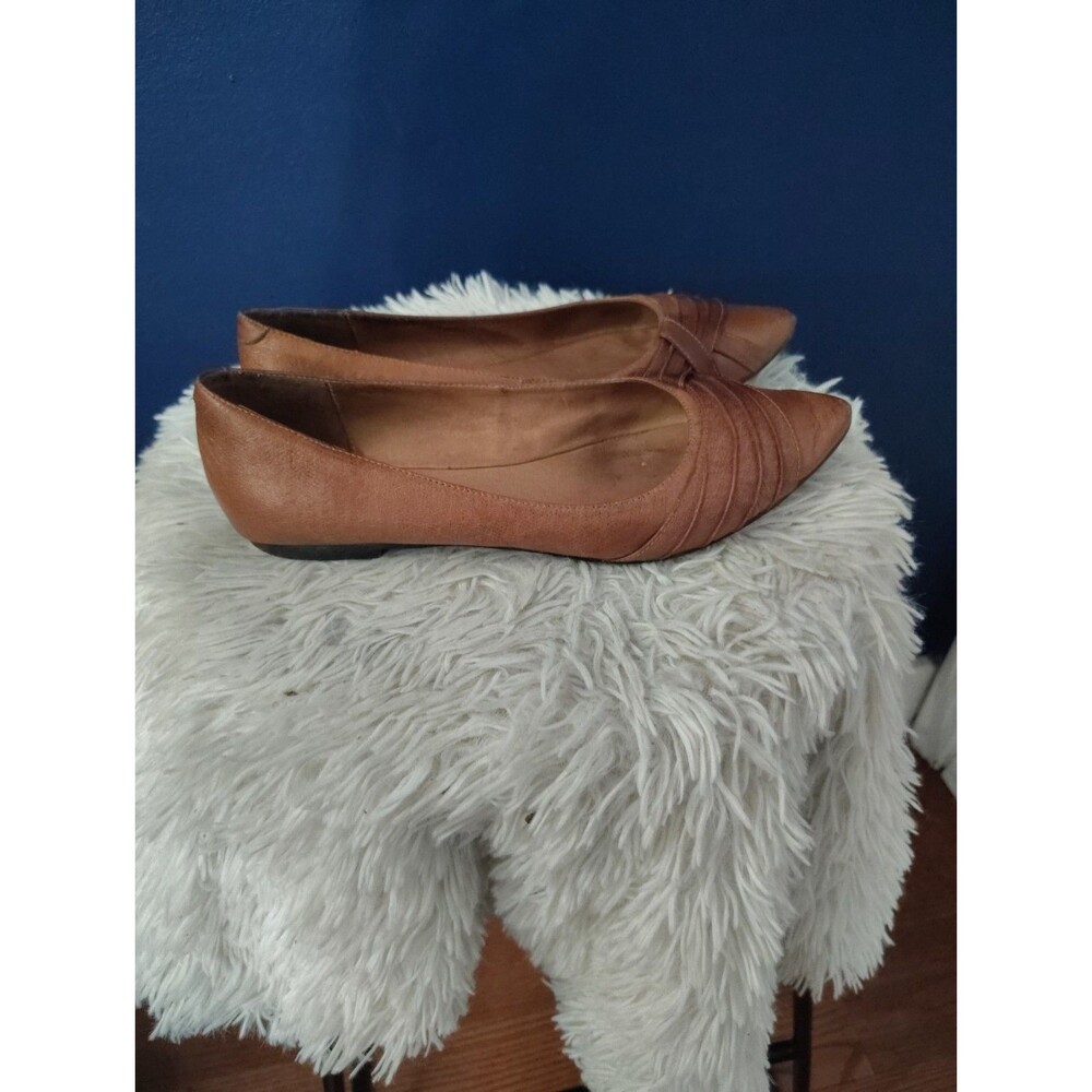 Miz Mooz Ballet flats Shoes Leather Brown Women's size 8.5